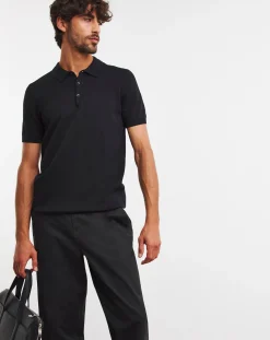 Jacamo Cotton Short Sleeve Knit Polo