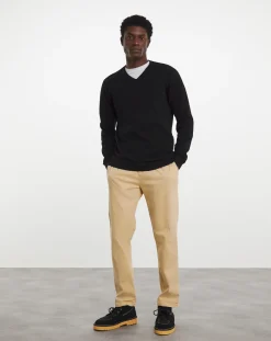 Jacamo Cotton V Neck Knitted Jumper