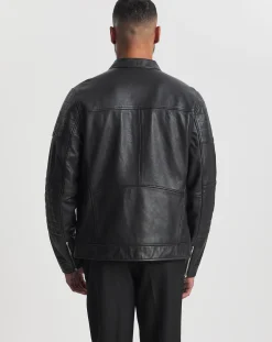 Jacamo Leather Racer Jacket