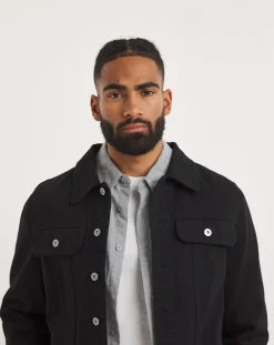 Jacamo Twill Trucker Jacket