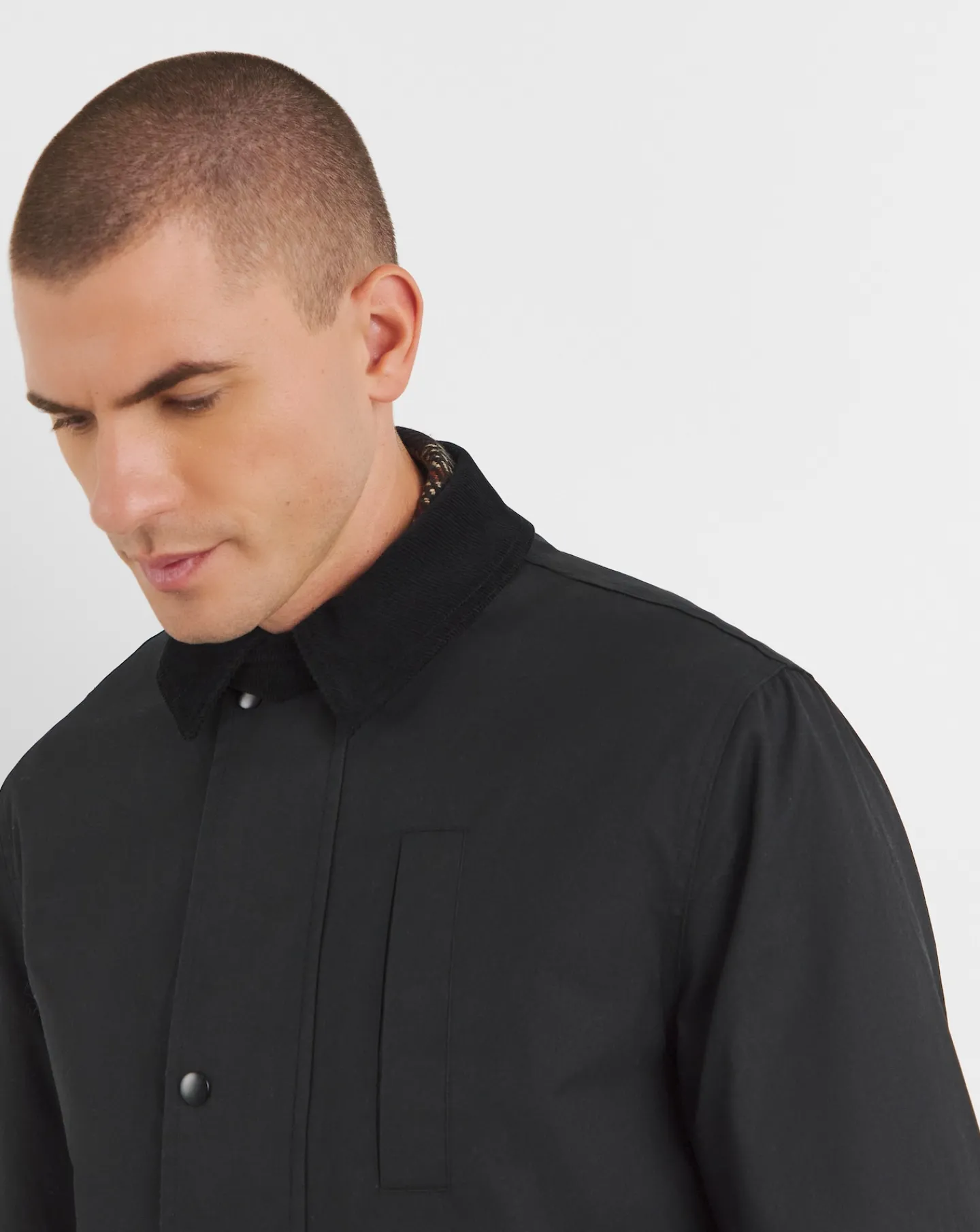 Jacamo Wax Cord Collar Jacket