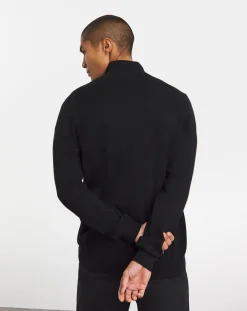 Jacamo Zip Through Funnel Neck Knit Cardigan