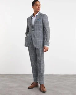 Jacamo Check Regular Fit Suit Trouser