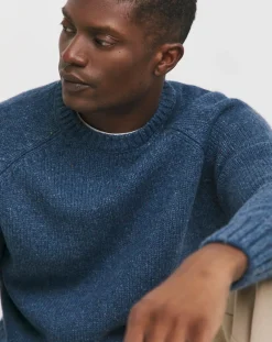 Jacamo Chunky Nep Wool Blend Crew Neck