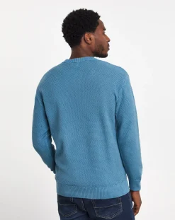 Jacamo Pigment Dyed Slouch Knitted Jumper