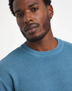 Jacamo Pigment Dyed Slouch Knitted Jumper
