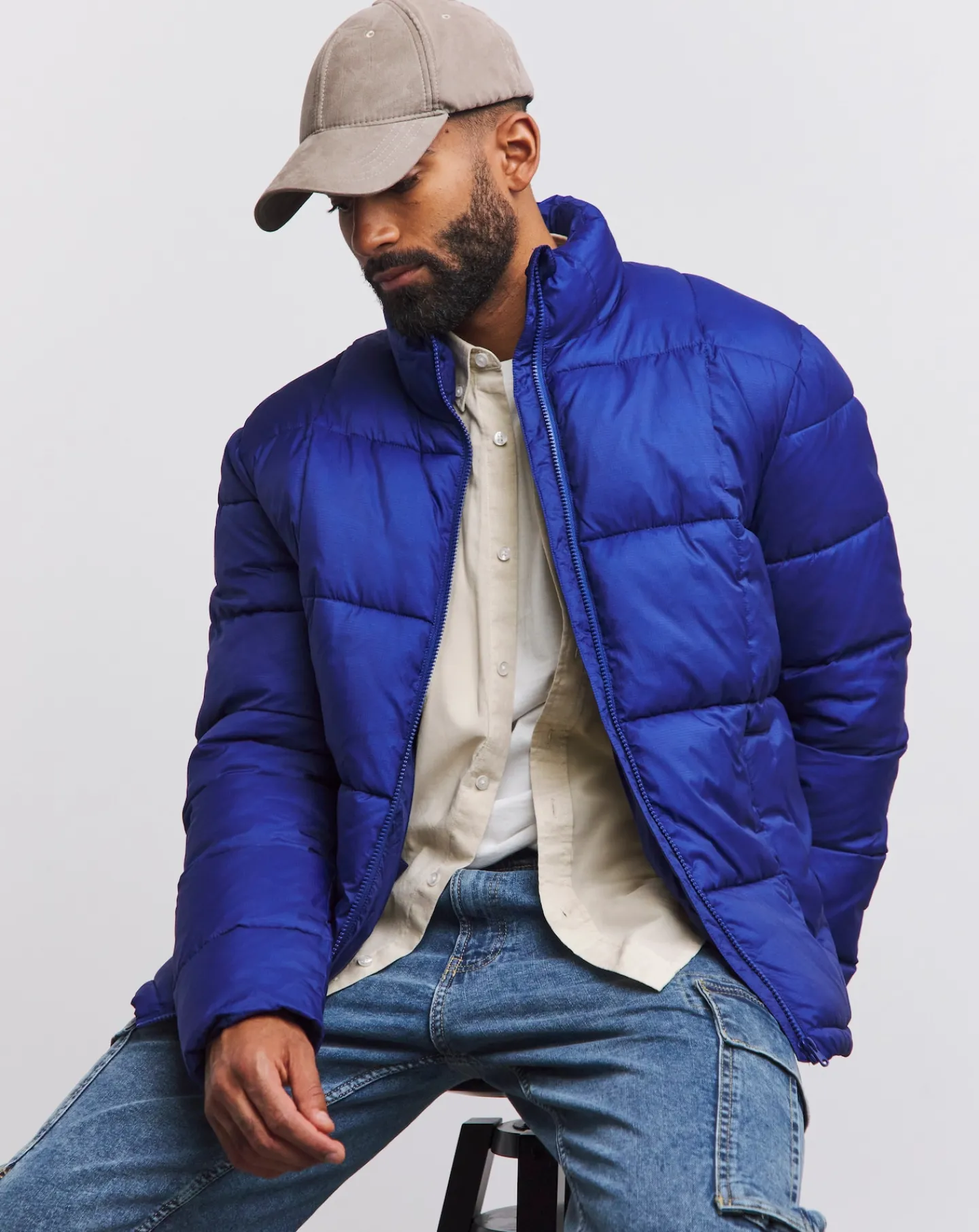 Jacamo Square Quilt Puffer Jacket
