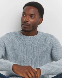 Jacamo Twisted Knit Crew Neck Jumper