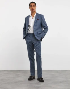 Jacamo Windowpane Check Reg Suit Jacket