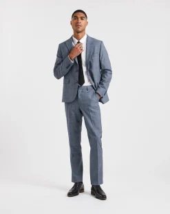Jacamo Windowpane Check Reg Suit Trouser