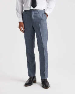 Jacamo Windowpane Check Reg Suit Trouser