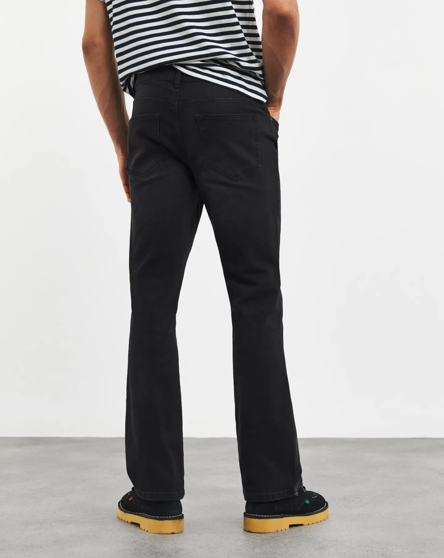 Jacamo Bootcut Fit Stretch Jeans Blackwash