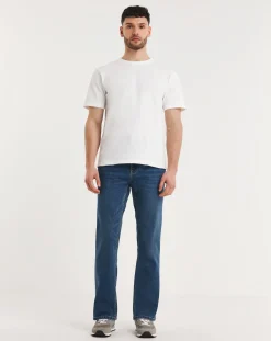 Jacamo Bootcut Fit Stretch Jeans Mid Wash