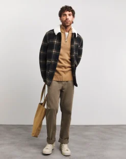 Jacamo Borg Collar Check Shacket