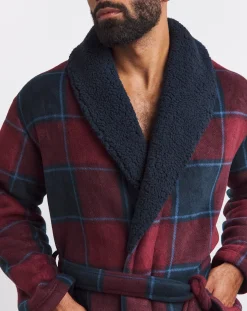 Jacamo Borg Lined Check Dressing Gown