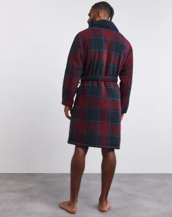 Jacamo Borg Lined Check Dressing Gown