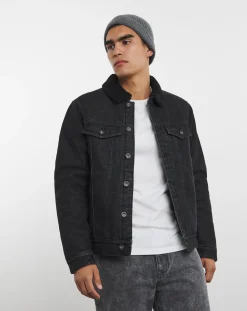 Jacamo Borg Lined Denim Jacket