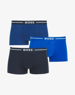 BOSS 3 Pack Blue Bold Logo Trunk