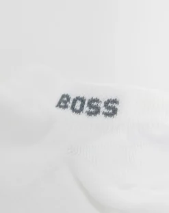 BOSS 5 Pack Cotton Blend Logo Ankle Socks