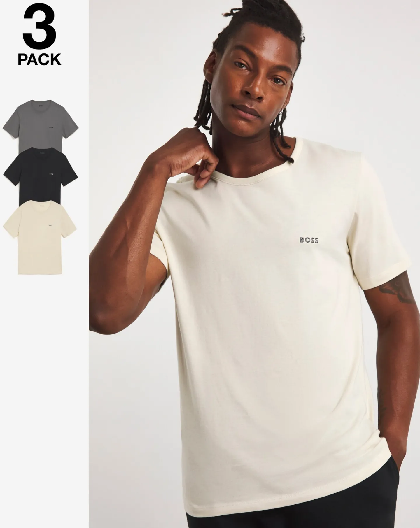 BOSS 3 Pack Crew Neck Lounge T-shirts