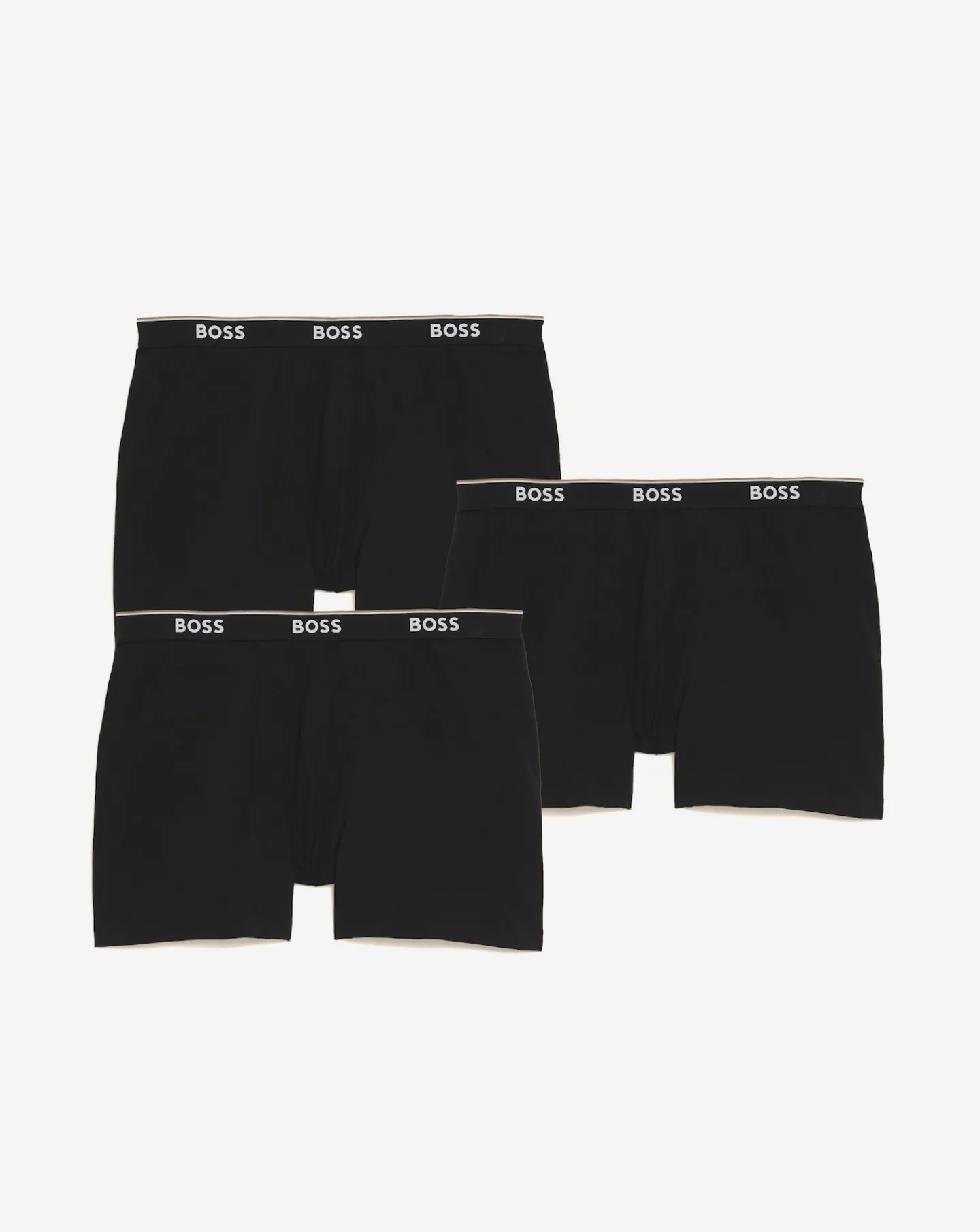 BOSS 3 Pack Motion Trunk Black in B&T
