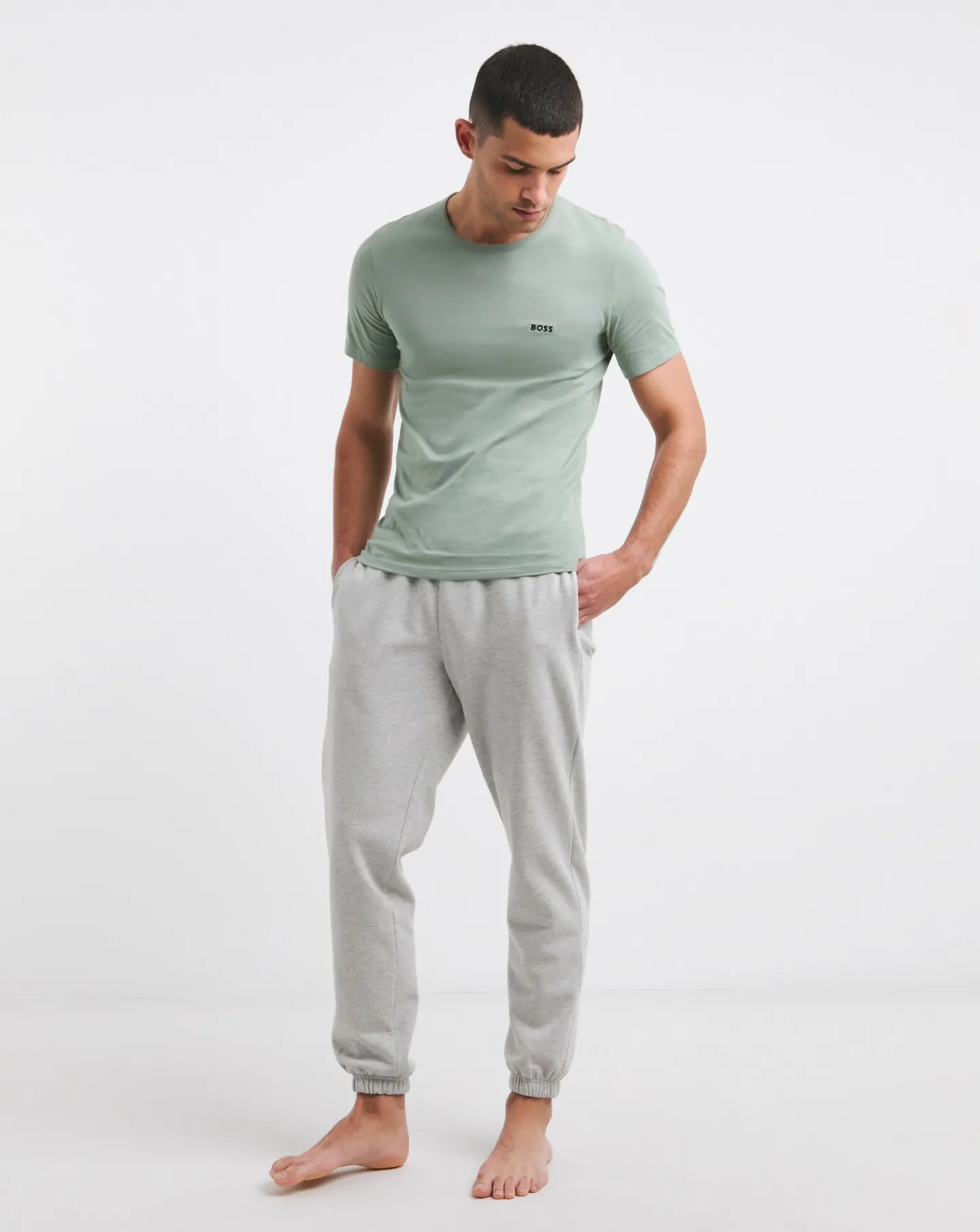 BOSS 3 Pack Short Sleeve Logo Lounge T-Shirt