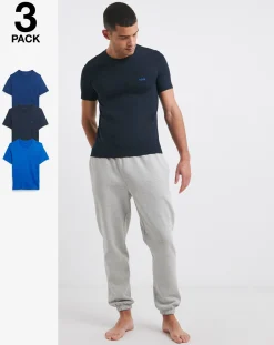 BOSS 3 Pack Short Sleeve Logo Lounge T-Shirt