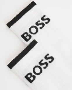 BOSS 6 Pack White Sports Socks
