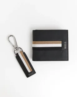 BOSS Iconic Keyring & Wallet Gift Set