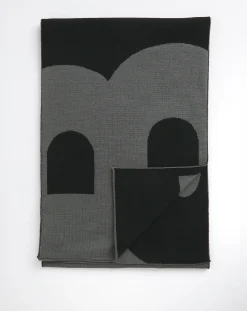 BOSS Large Logo Knitted Scarf
