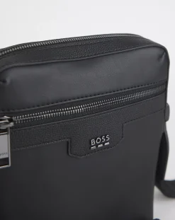 BOSS Leather Cross Body Bag