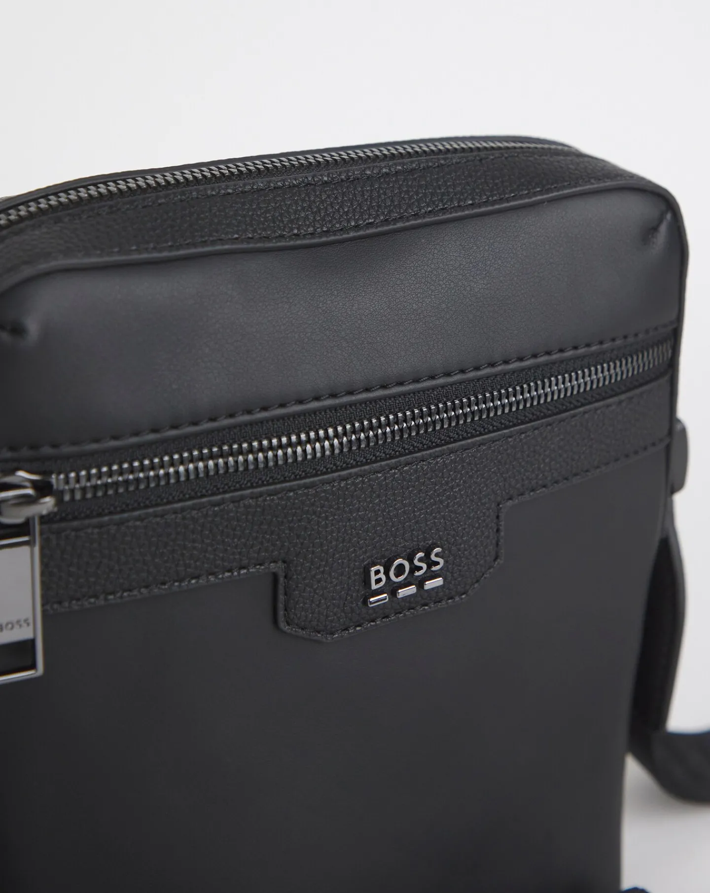 BOSS Leather Cross Body Bag