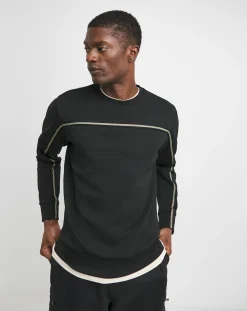 BOSS Stripe Crew Neck Sweat