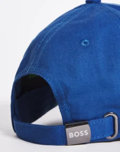 BOSS Bright Blue Pixel Logo Cap