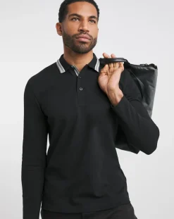 BOSS Classic Long Sleeve Plisy Polo