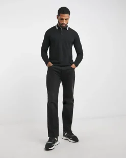 BOSS Classic Long Sleeve Plisy Polo