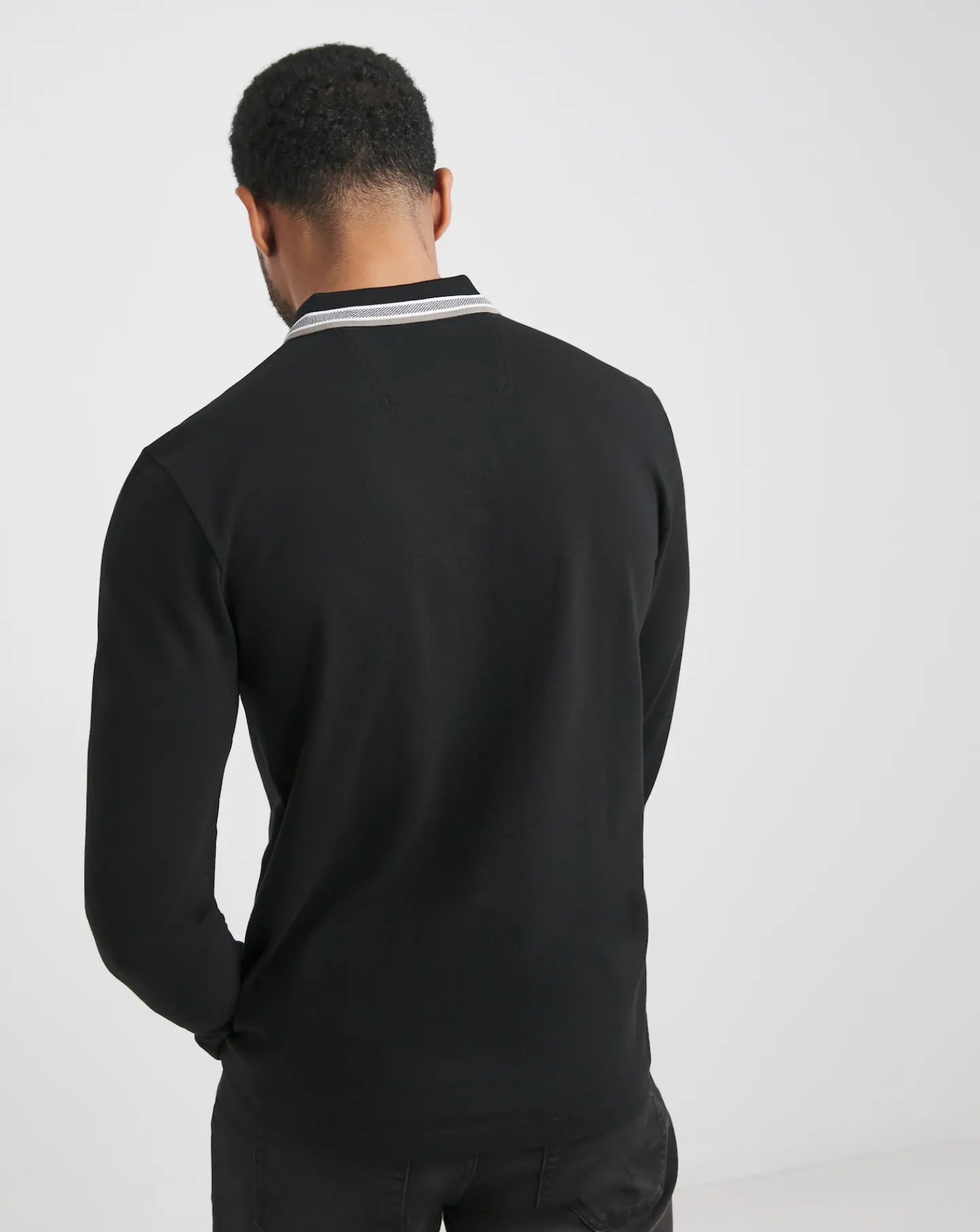 BOSS Classic Long Sleeve Plisy Polo