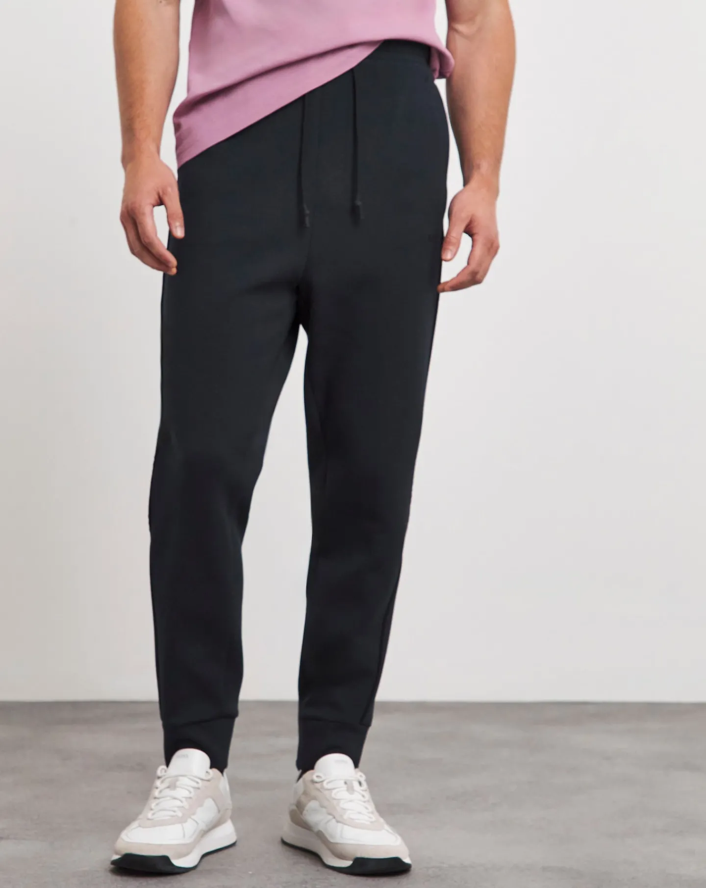 BOSS Dark Blue Classic Small Logo Joggers