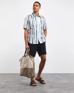BOSS Dark Blue Twill Short