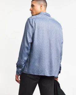 BOSS Geo Print Stretch Shirt