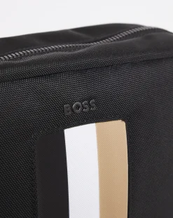 BOSS Logo Stripe Washbag