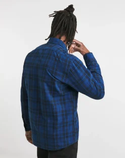BOSS Long Sleeve Blue Check Shirt