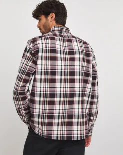 BOSS Long Sleeve Red Checked Shirt