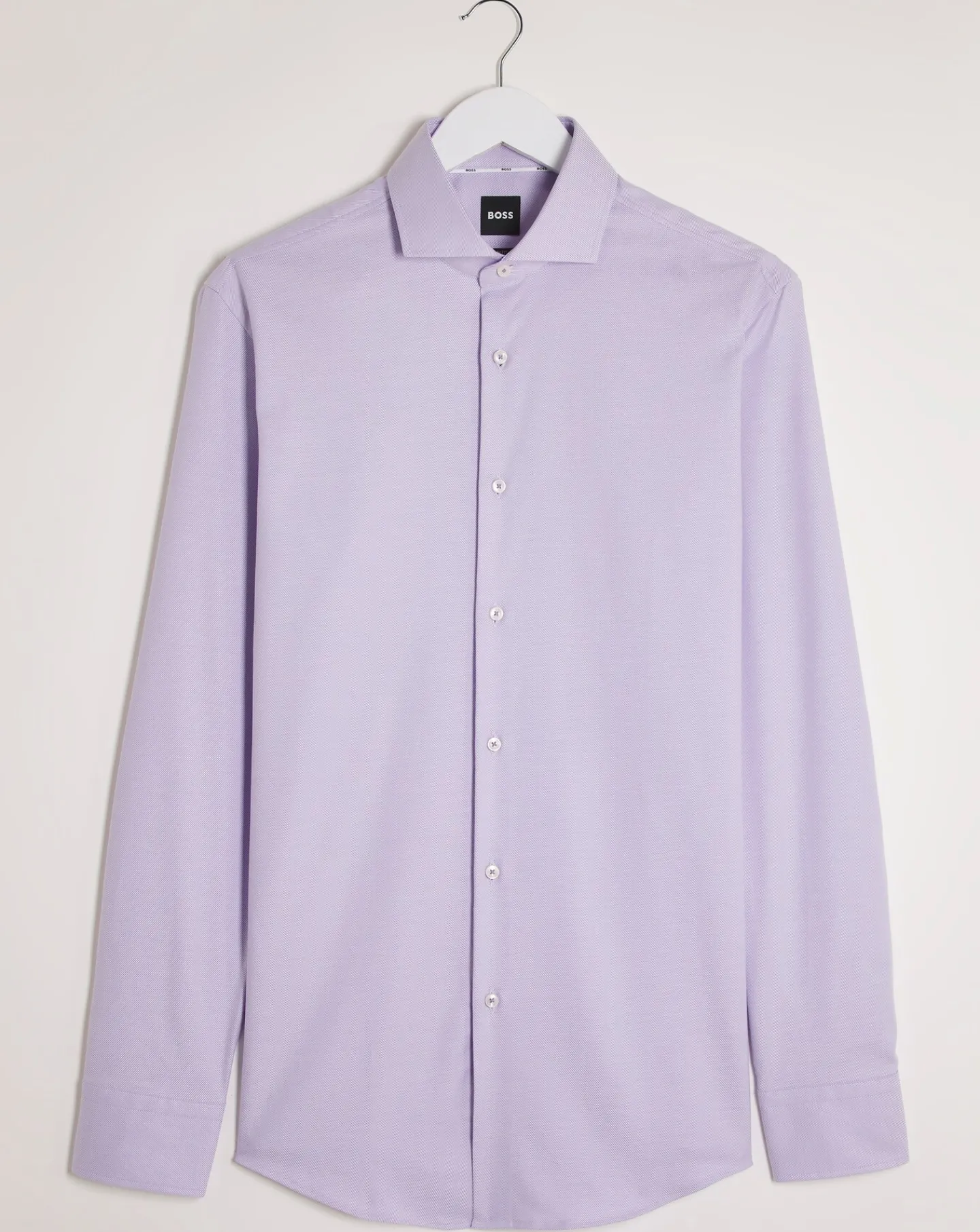BOSS Long Sleeve Slim Fit Stripe Shirt