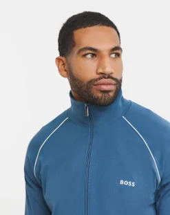 BOSS Mix & Match Funnel Full Zip Lounge Sweat