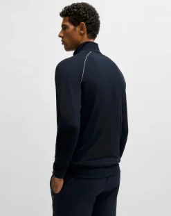 BOSS Mix & Match Logo Lounge Jacket in