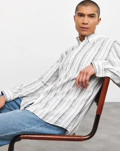 BOSS Stripe Long Sleeve Shirt
