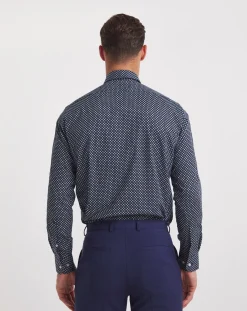 BOSS Regular Fit Printed Formal Shirt