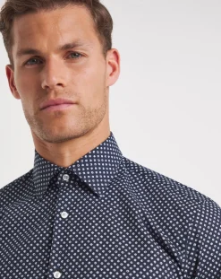 BOSS Regular Fit Printed Formal Shirt