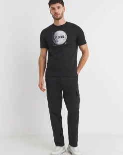 BOSS Short Sleeve Moon Print T-Shirt